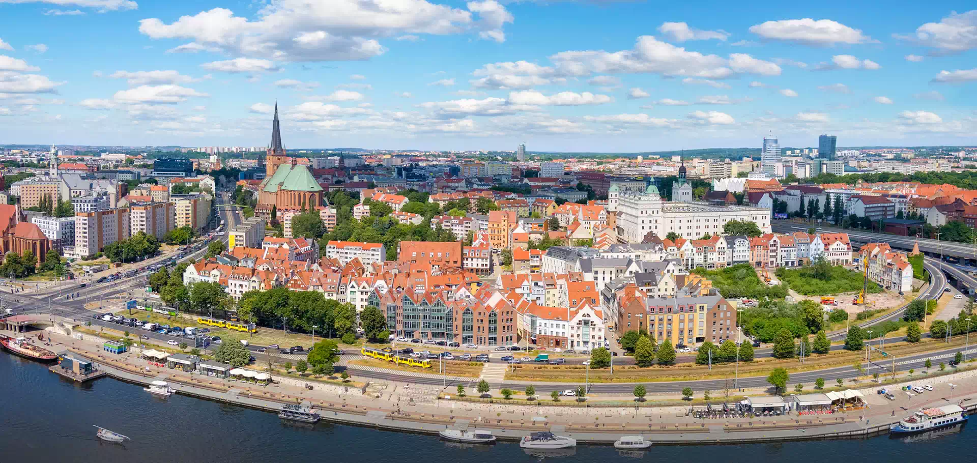 Panorama miasta Szczecin